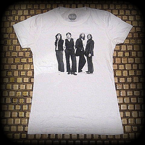 BEATLES  - Ladies T-Shirt / Band Picture /